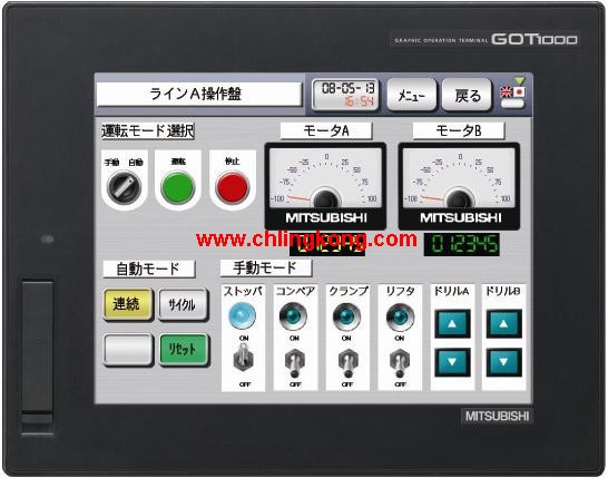 三菱8.4英寸觸摸屏GT1665M-STBA