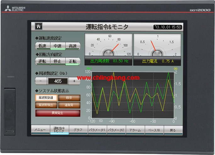 三菱 0.4英寸觸摸屏 GT2710-STBA-GF
