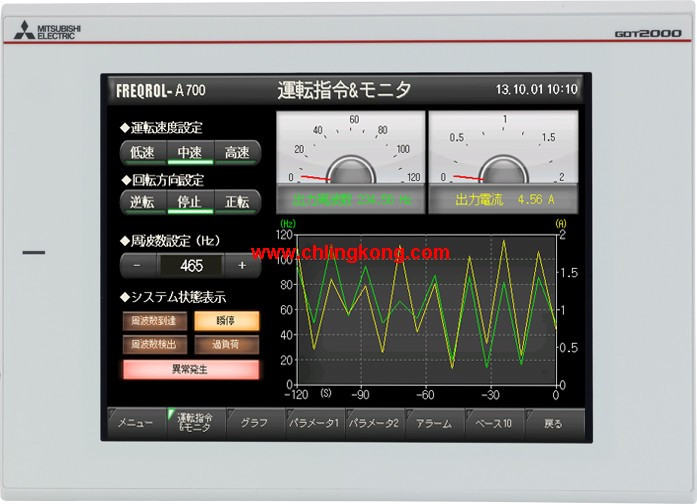 三菱 0.4英寸觸摸屏 GT2710-VTWA-GF